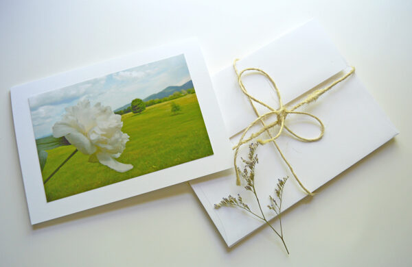 notecard products for peony collection