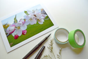 notecard products for spring blossoms collection